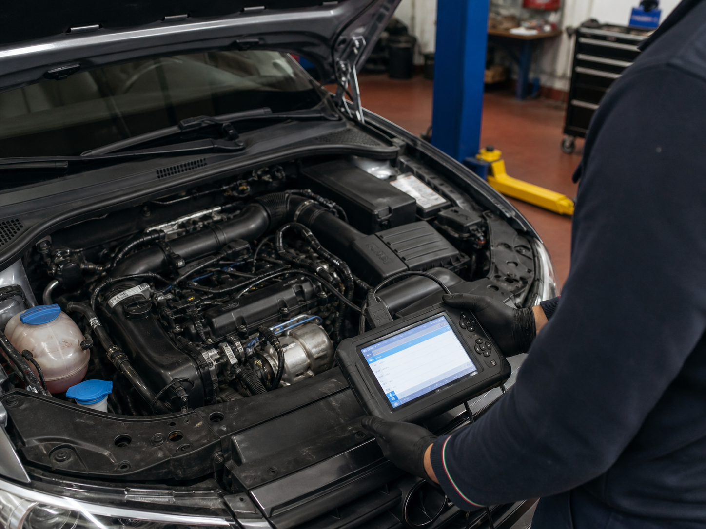 Audi A1: diagnosi elettronica e test finale dopo l'intervento