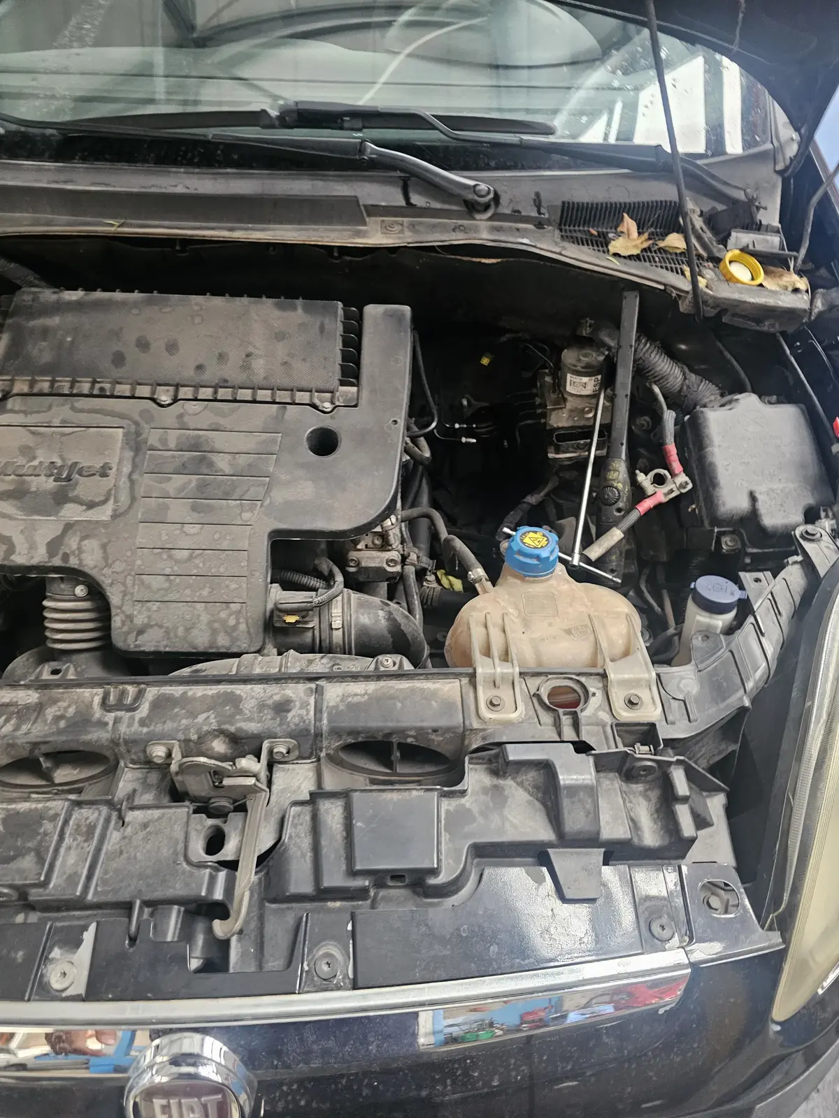 Fiat Punto Evo 2012 in officina per pedale del freno duro