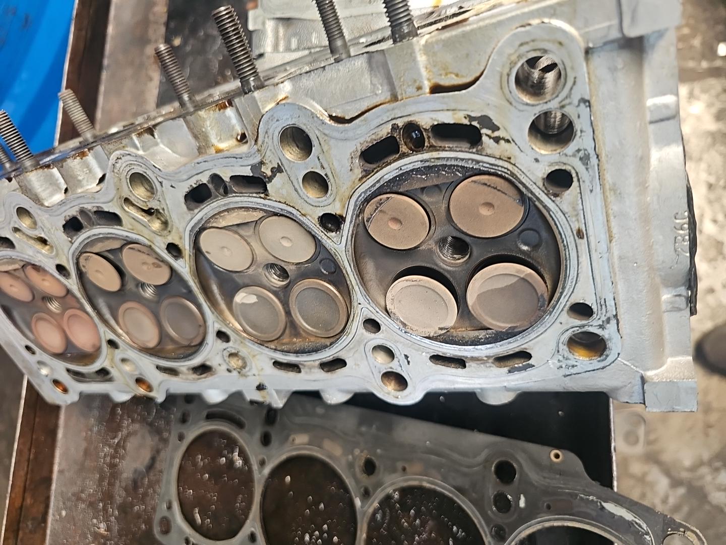 Fiat Tipo: testata con due valvole di scarico compromesse