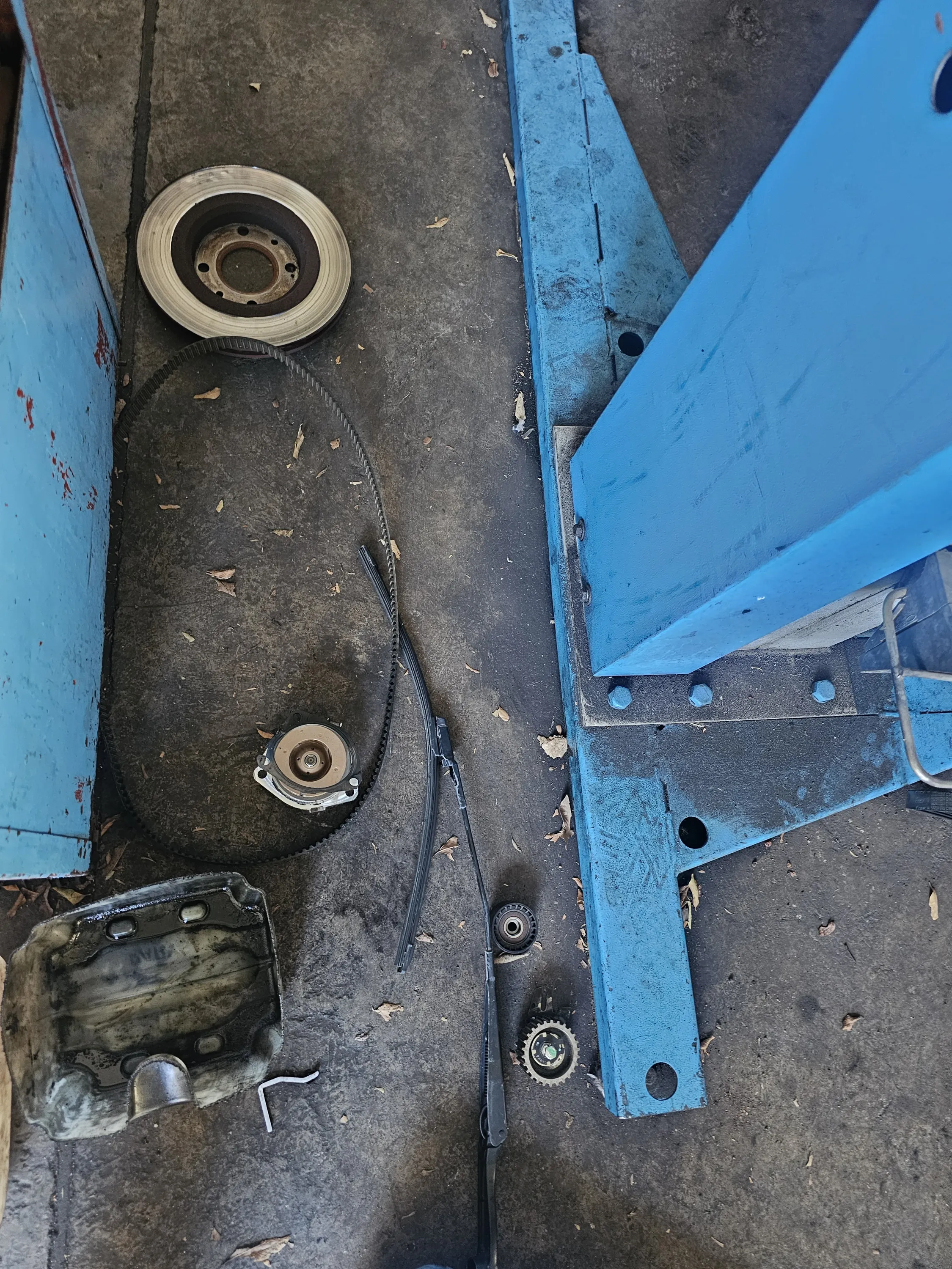 Cuscinetti e cinghia di distribuzione usurati Jeep Renegade