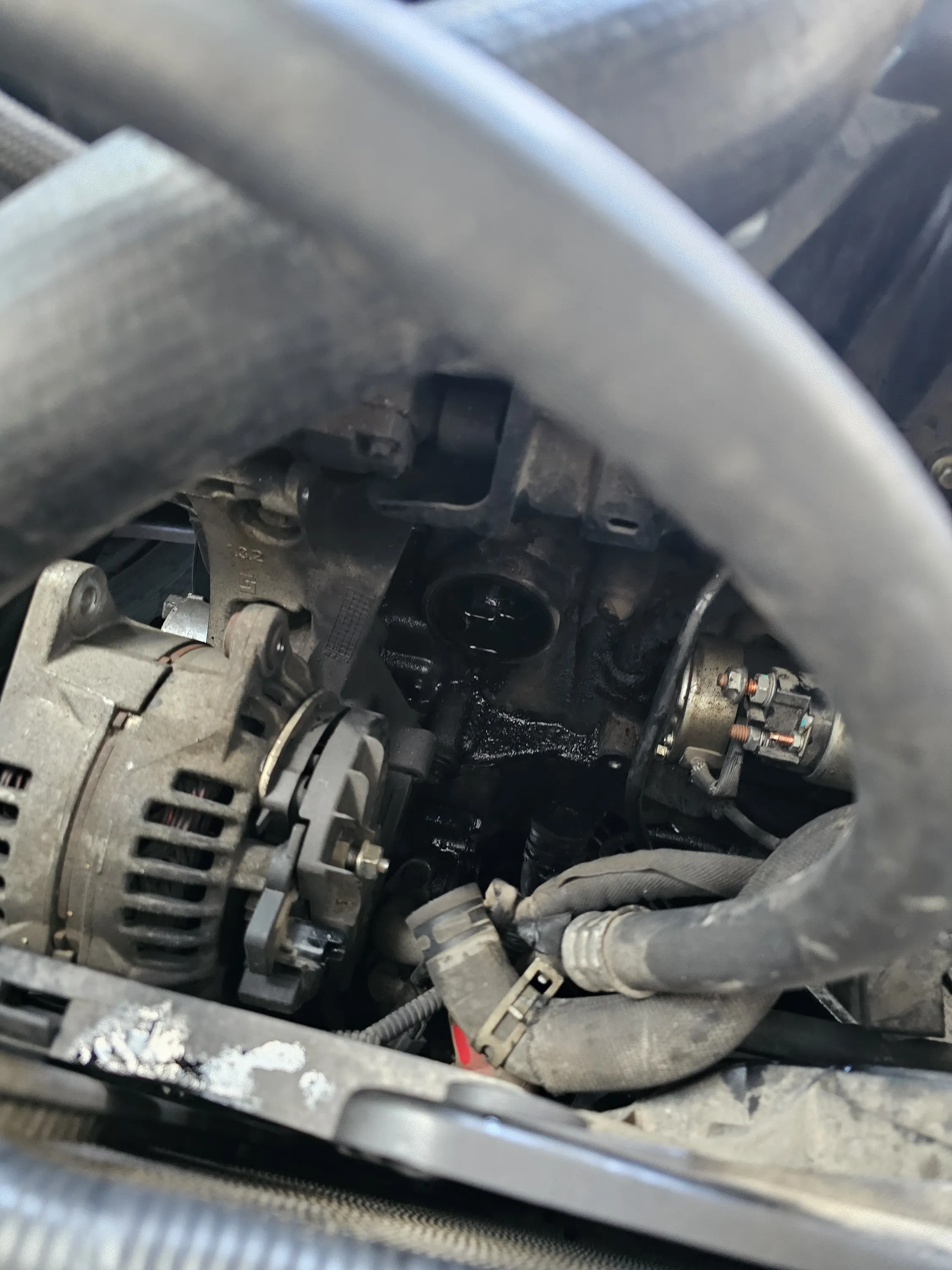 Ispezione della perdita nel vano motore Nissan Qashqai