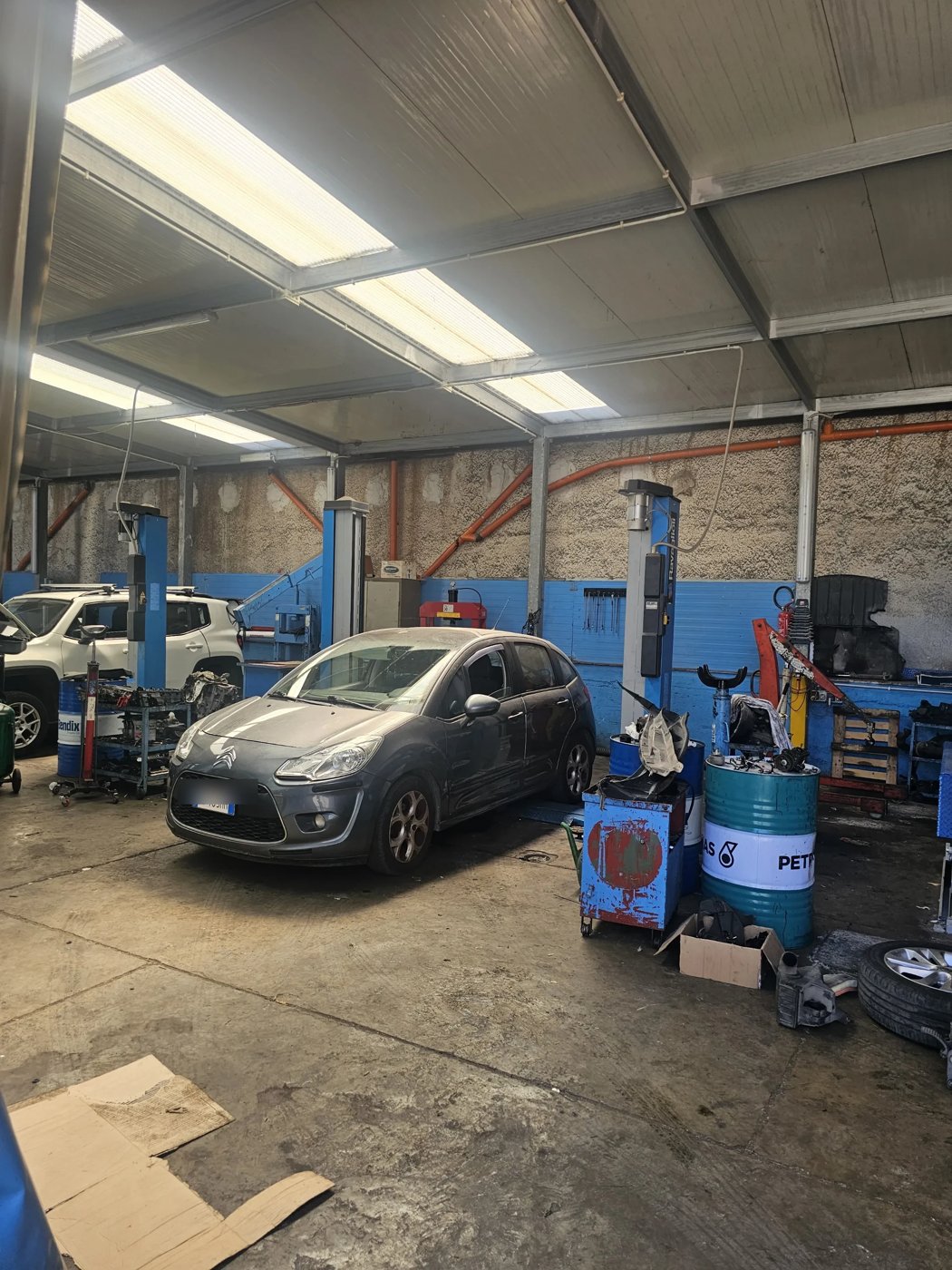 Officina Abbate e Figli, area di lavoro
