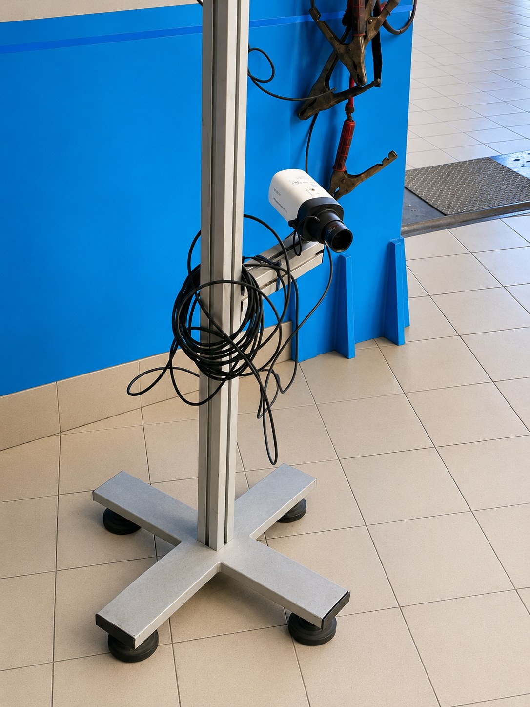 Telecamera lettura targa per il test di pre-revisione